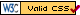 Valid CSS